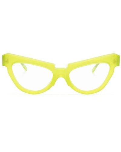 Kuboraum K39 cat-eye glasses - Amarillo