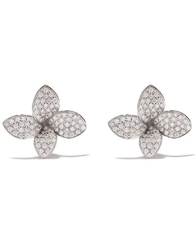 Pasquale Bruni 18kt White Gold Diamond Petit Garden Earrings - Metallic