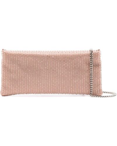 Casadei Crystal-embellished Clutch Bag - Pink