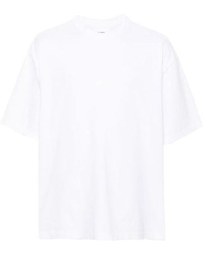 Axel Arigato T-shirt en coton à effet usé - Blanc