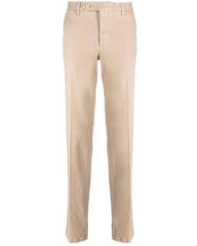Rota Pantalon chino en coton à plis marqués - Neutre