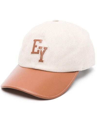 Eleventy Cappello da baseball con applicazione logo - Rosa