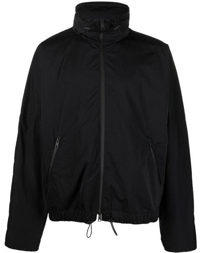 Bottega Veneta Hooded Zip-fastening Jacket - Black