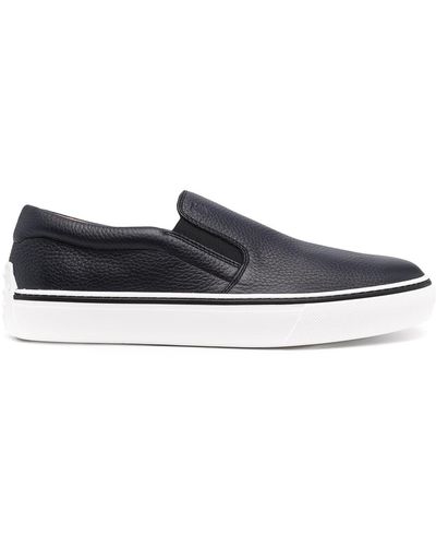 Tod's Slip-on Leather Trainers - Blue