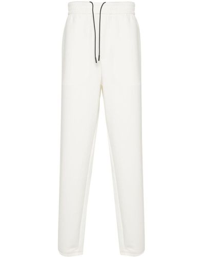 Emporio Armani Pantaloni sportivi con applicazione - Bianco