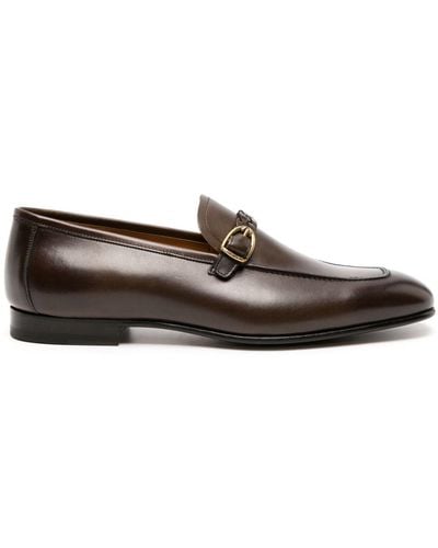 Tom Ford Martin Leather Loafers - Brown