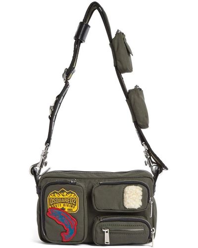 DSquared² Canadian-patch Messenger Bag - Green