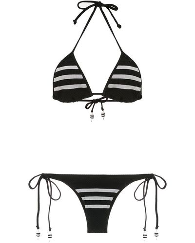 Amir Slama Knitted Bikini Set - Black