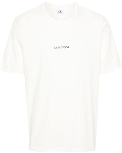 C.P. Company T-Shirt mit Logo-Print - Weiß