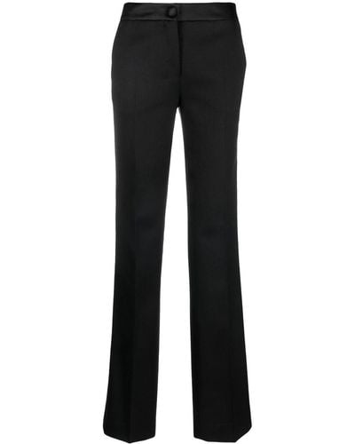 Maison Margiela Four-stitch Tailored Tuxedo Trousers - Black