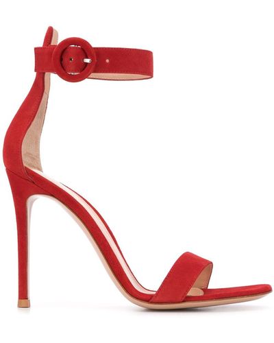 Gianvito Rossi Portofino 105mm Sandals - Red