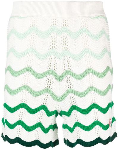 Casablanca Bermuda Shorts With Shaded Effect - Green