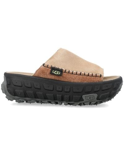 UGG Venture Daze Sandals Beige In Leather - Multicolour