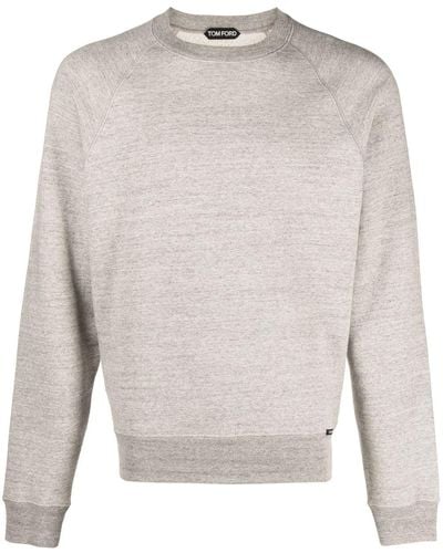 Tom Ford Meliertes Sweatshirt - Weiß