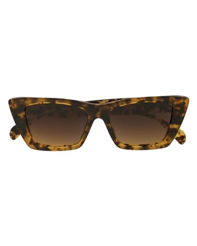 Anine Bing Levi Cat-eye Frame Sunglasses - Brown