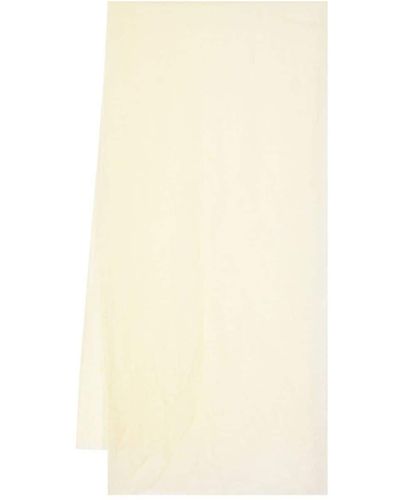 N.Peal Cashmere Dip Dye Ombré Cashmere Scarf - Natural