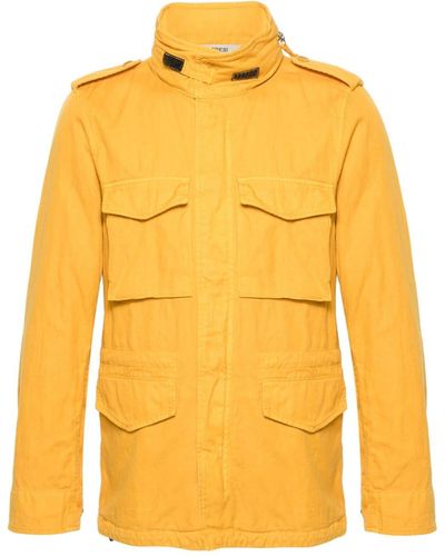 Aspesi Mini Field Jacke mit Reißverschluss - Gelb