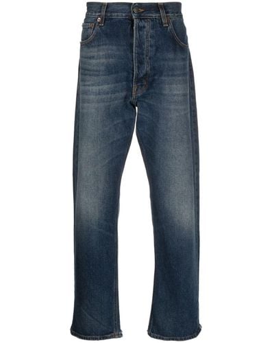 Haikure Slim-cut Cotton Jeans - Blue