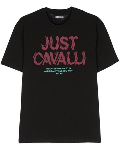 Just Cavalli ロゴ Tスカート - ブラック