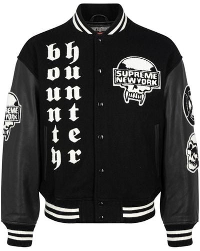 Supreme Bounty Hunter "black" Varsity Jacket