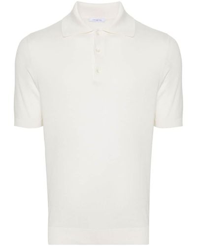 Malo Poloshirt mit kurzen Ärmeln - Weiß