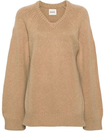 Khaite Nalani Cashmere Sweater - Natural