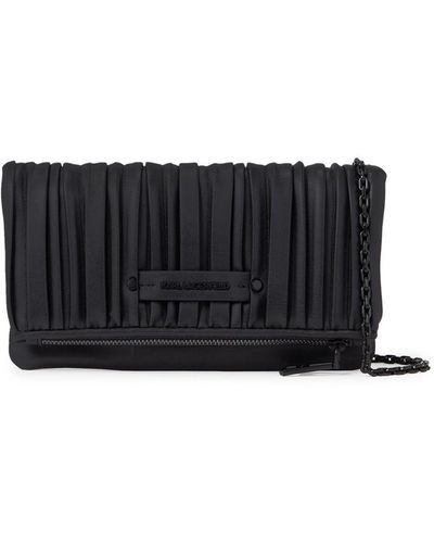 Karl Lagerfeld Small K/kushion Clutch Bag - Black