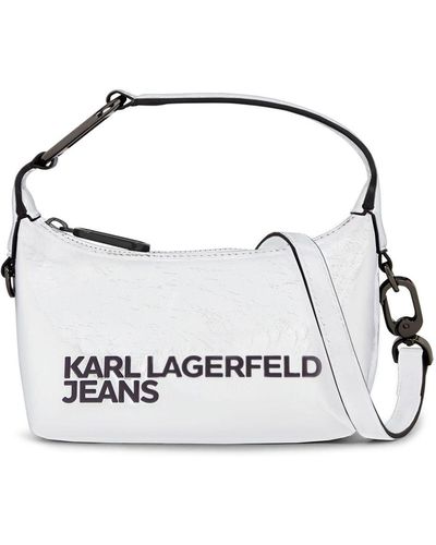 Karl Lagerfeld Essential ショルダーバッグ - ホワイト