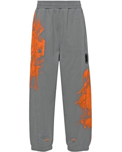 A_COLD_WALL* Brushstroke Cotton Track Pants - Gray
