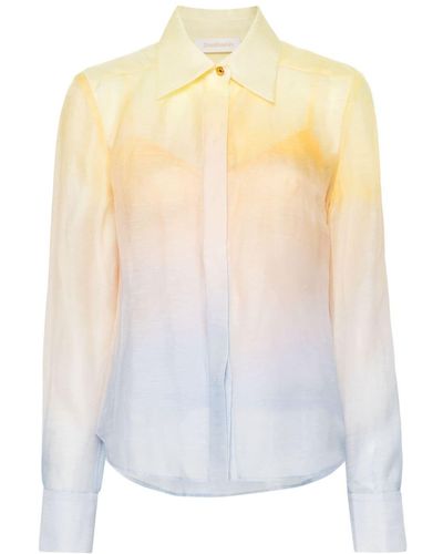 Zimmermann Ombré-effect Shirt - White