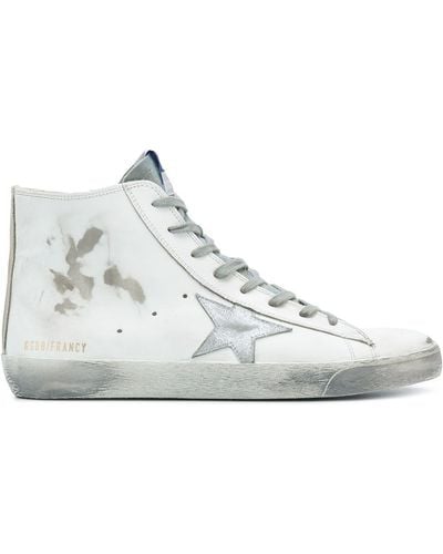 Golden Goose Francy Classic Leather High-top Sneaker - White