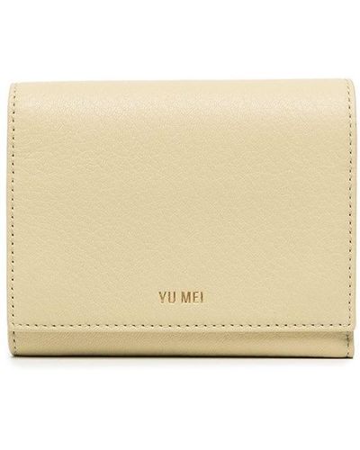 Yu Mei Grace Nappa Leather Wallet - Natural