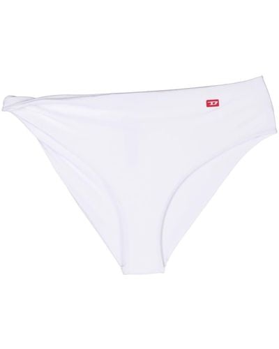 DIESEL Ash Twisted Bikini Bottoms - White