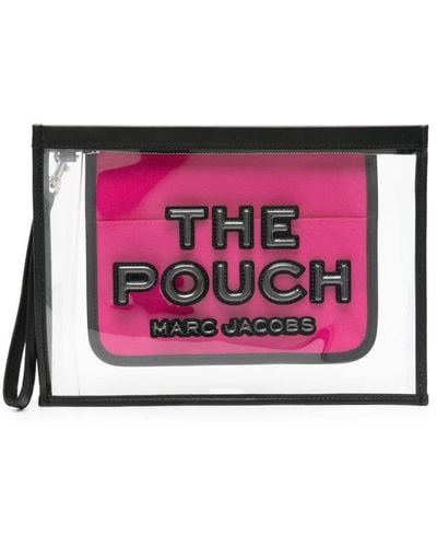 Marc Jacobs The Large Pouch Clutch Bag - Pink
