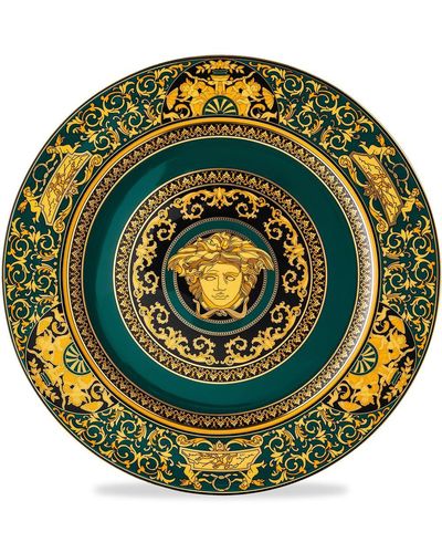 Versace Piatto Medusa Rosenthal x (30cm) - Verde