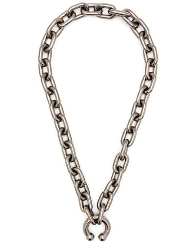 Random Identities Collar de cadena oversize - Metálico