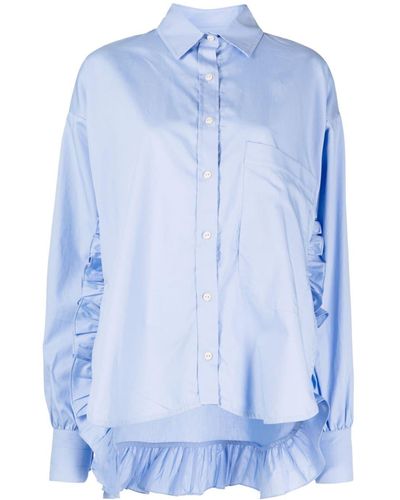 Kika Vargas Daphne Cotton Shirt - Blue
