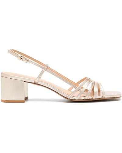 Reformation Eleonora Sandalen Met Open Teen - Naturel