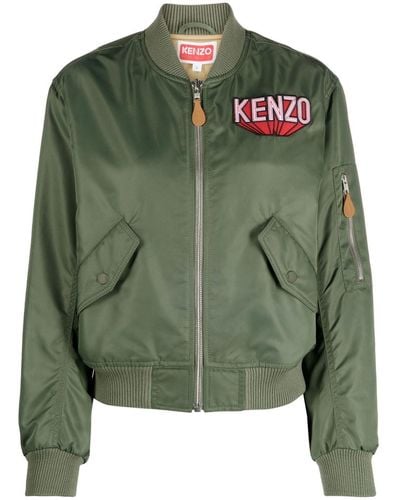 KENZO 3d ボンバージャケット - グリーン