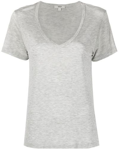 Agolde V-neck T-shirt - Grey
