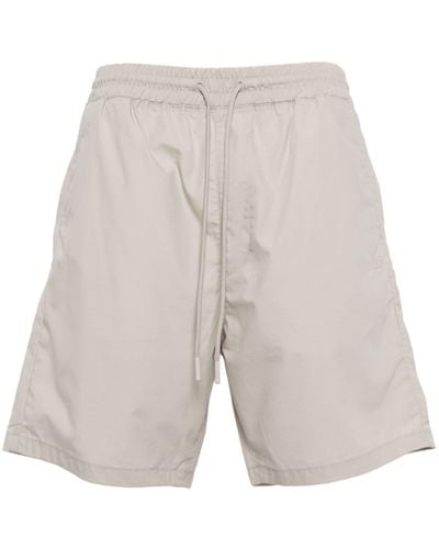 HUGO Cotton deck shorts - Blanco