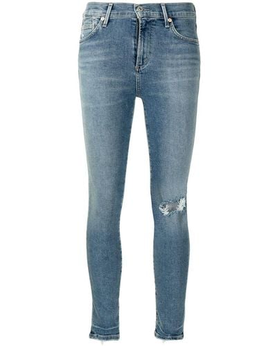 Citizens of Humanity Cropped-Skinny-Jeans - Blau