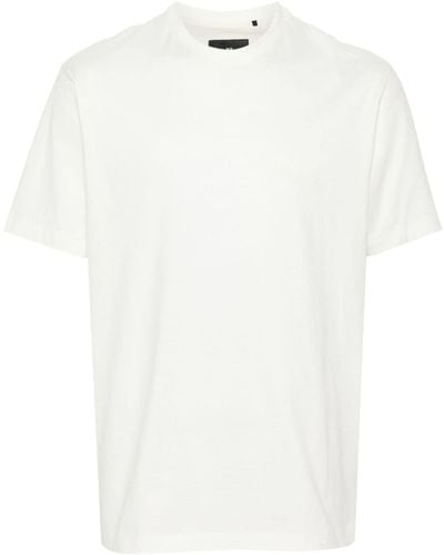 Y-3 Ivory T-shirt With Tone-on-tone Logo - White
