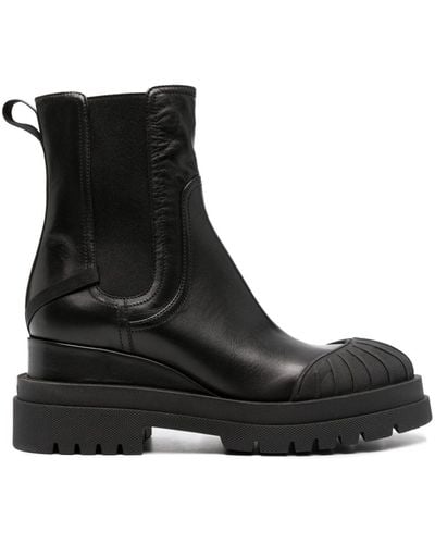 Premiata Jiro Leather Ankle-length Boots - Black