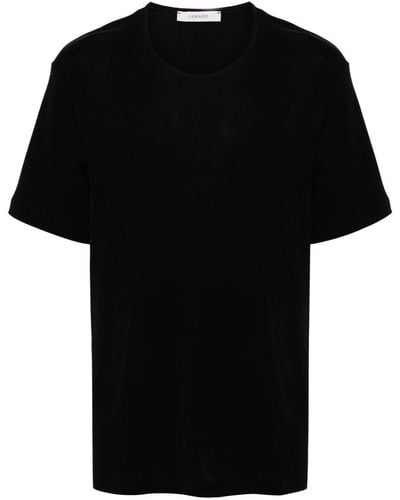 Lemaire T-shirt a coste - Nero