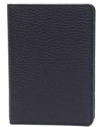 Aspinal of London Embossed-logo Passport Cover - Blue