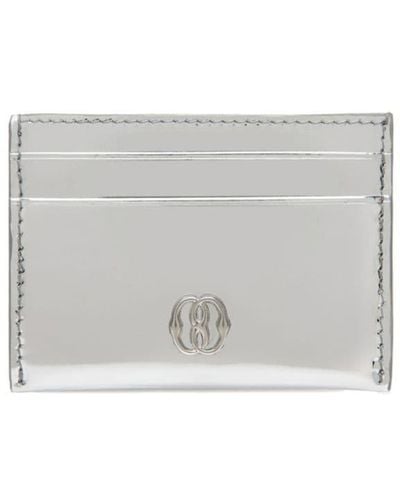 Bally Emblem Cch Leather Cardholder - White