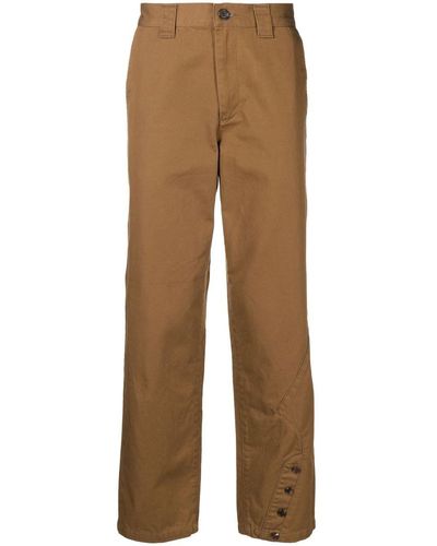 Undercoverism Straight-leg Chino Trousers - Brown
