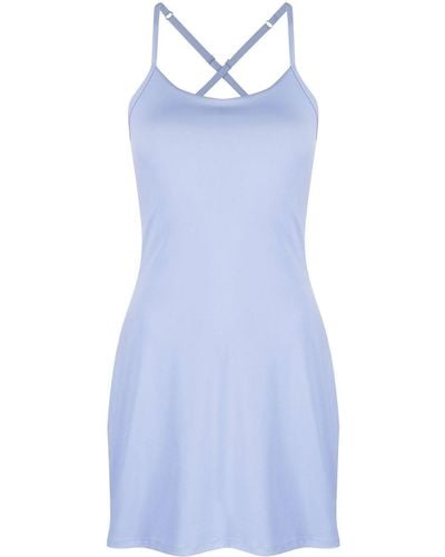 P.E Nation Round-neck Sleeveless Mini Dress - Blue