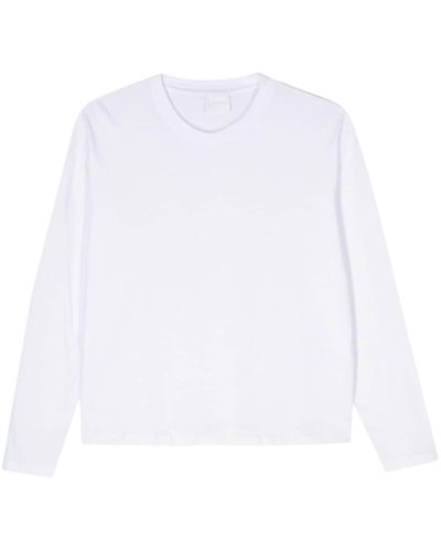 ..,merci Logo-print Cotton T-shirt - White